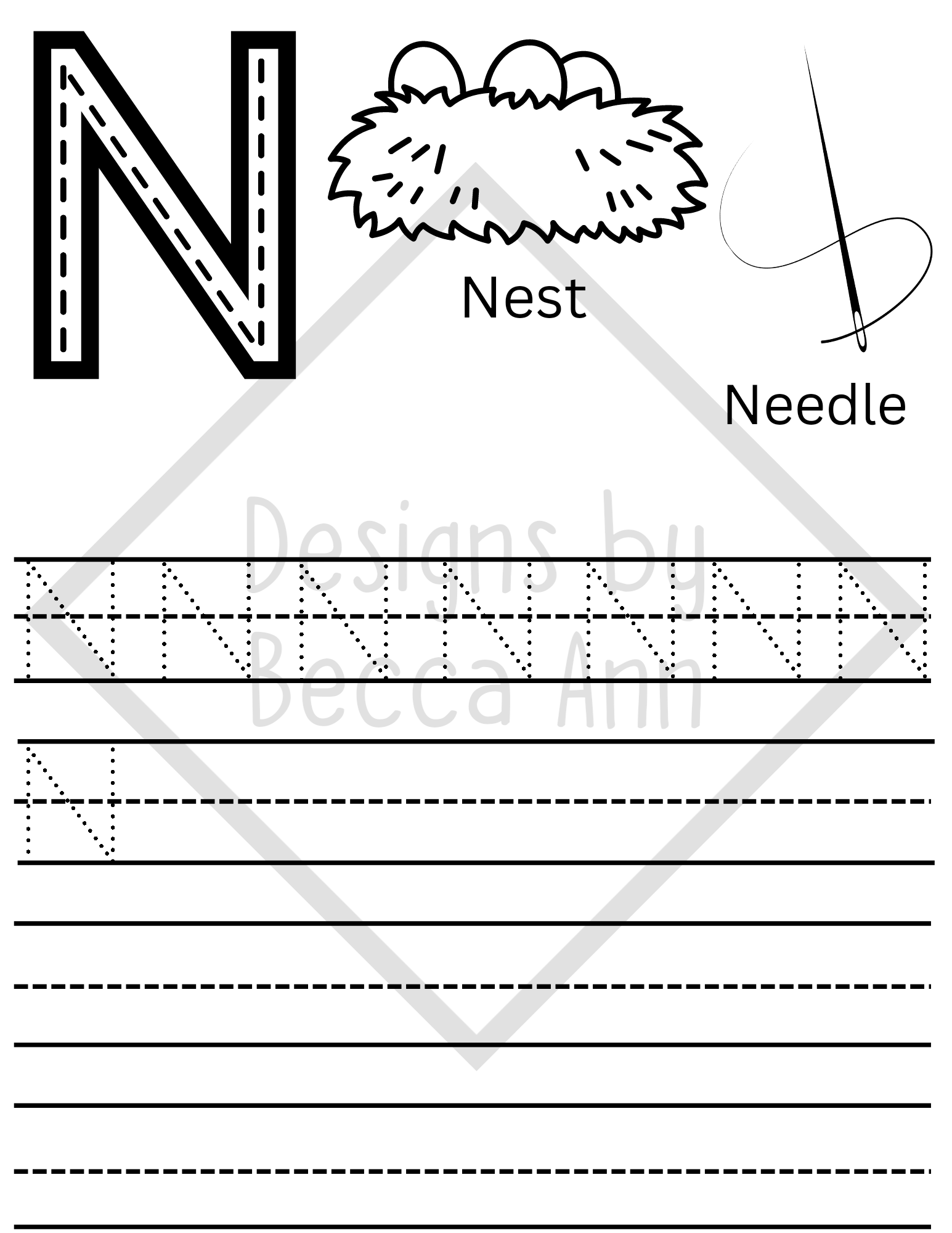 Letter Learning Coloring Book