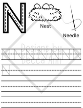 Load image into Gallery viewer, Letter Learning Coloring Book
