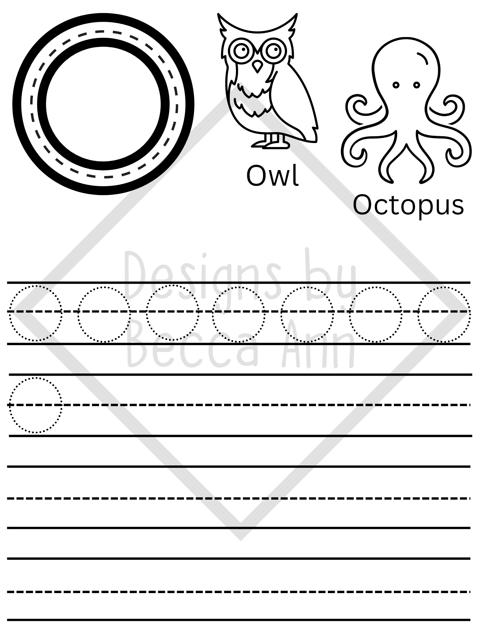 Letter Learning Coloring Book