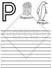 Load image into Gallery viewer, Letter Learning Coloring Book
