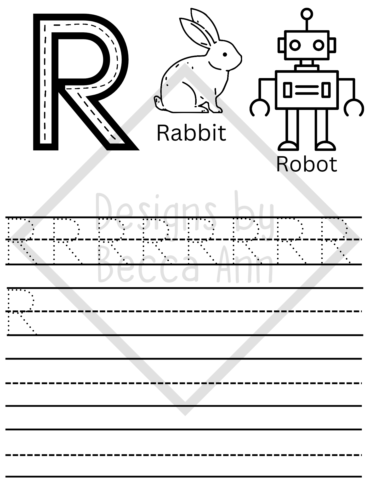 Letter Learning Coloring Book