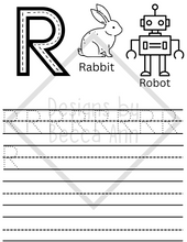 Load image into Gallery viewer, Letter Learning Coloring Book
