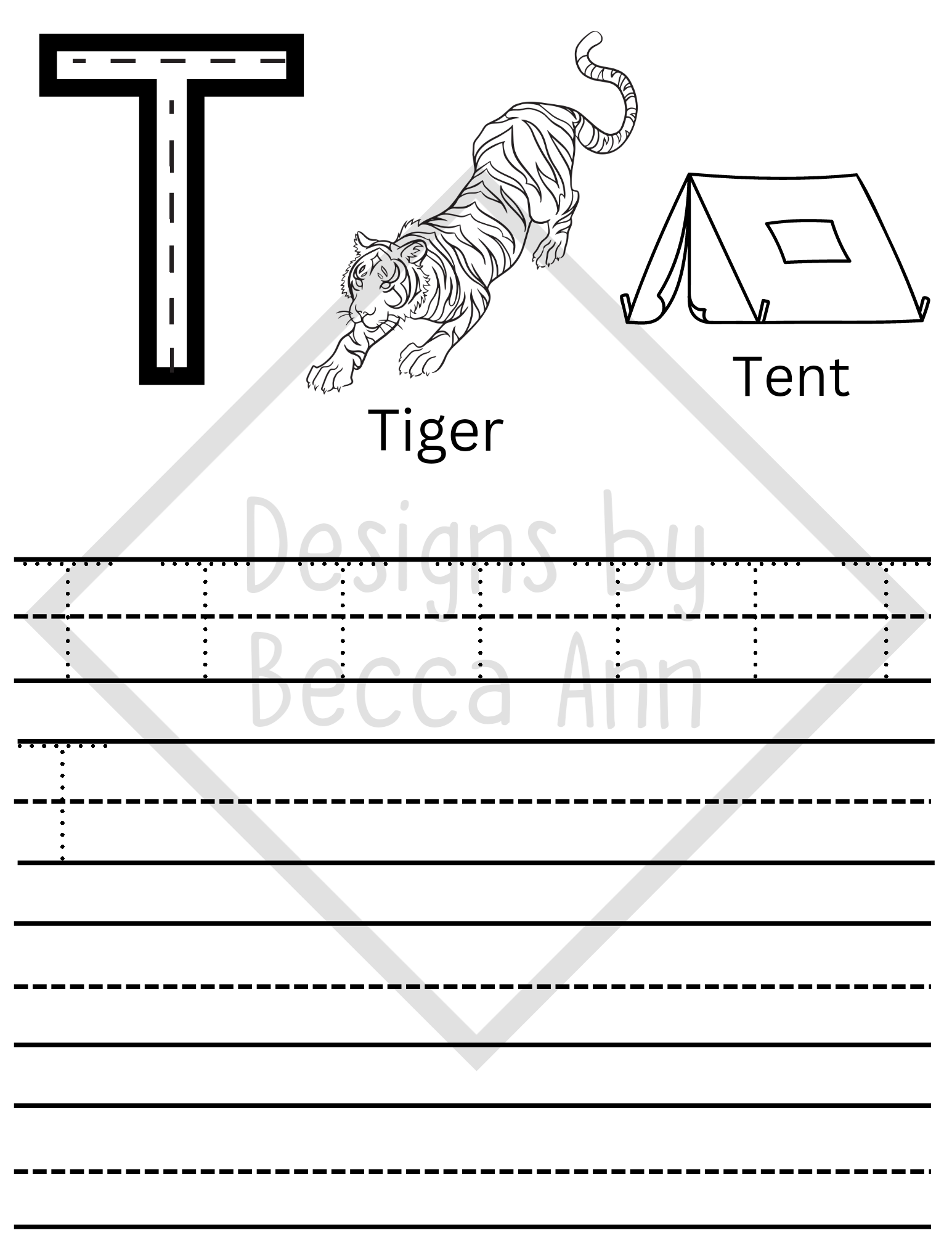 Letter Learning Coloring Book
