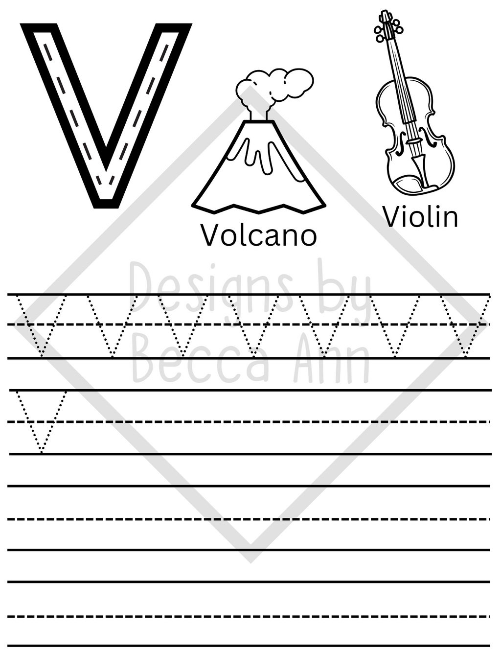 Letter Learning Coloring Book