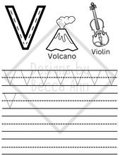Load image into Gallery viewer, Letter Learning Coloring Book
