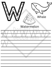 Load image into Gallery viewer, Letter Learning Coloring Book
