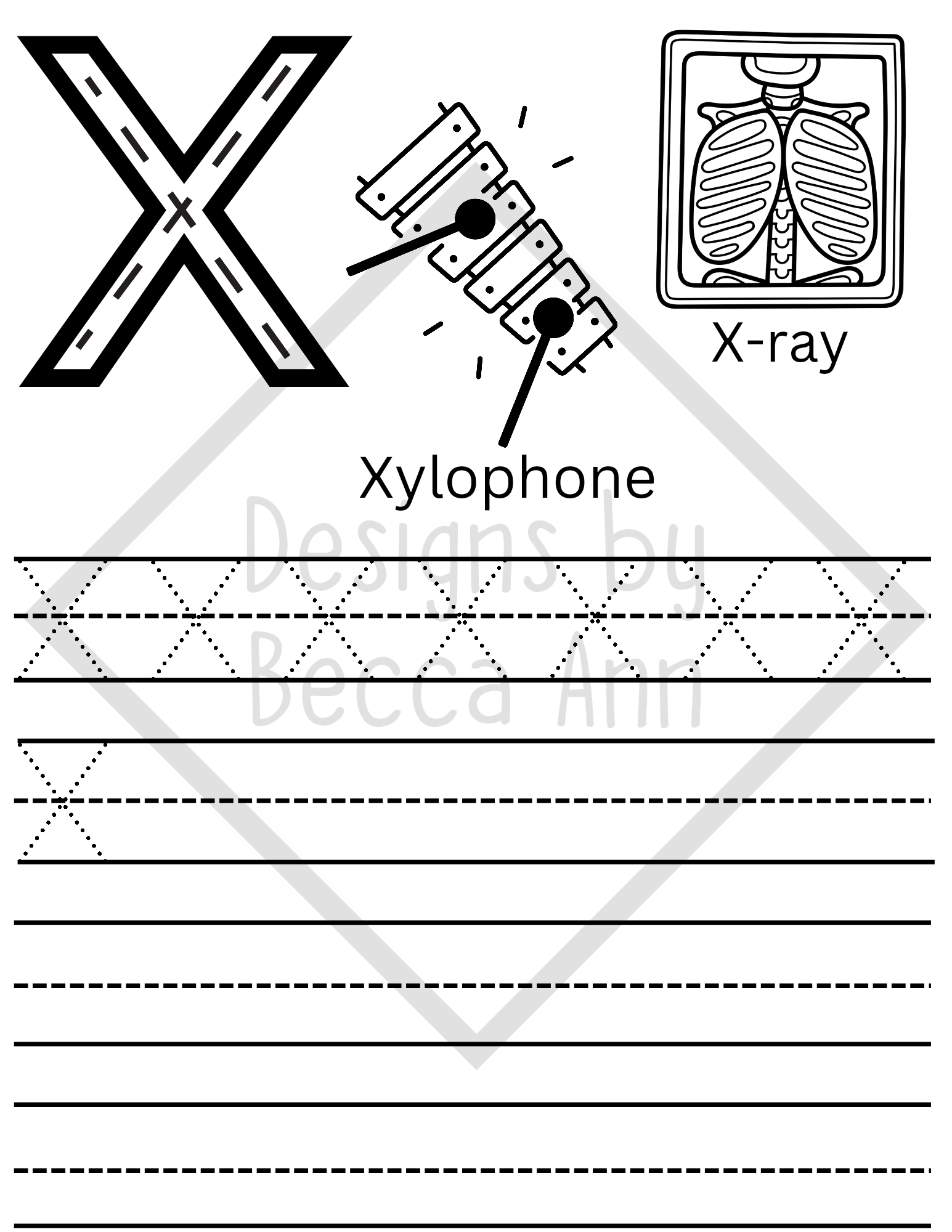 Letter Learning Coloring Book